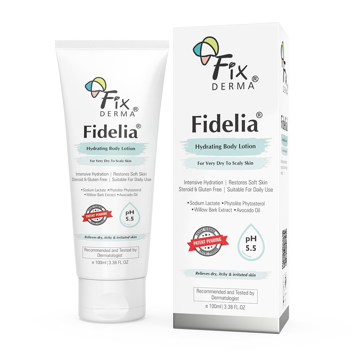 Fixderma Fidelia Hydrating Body Lotion | Moisturizer for face & Body | Body lotion for Winter | Body lotion for Women & Men Hydrating Lotion - 100 ml Fixderma