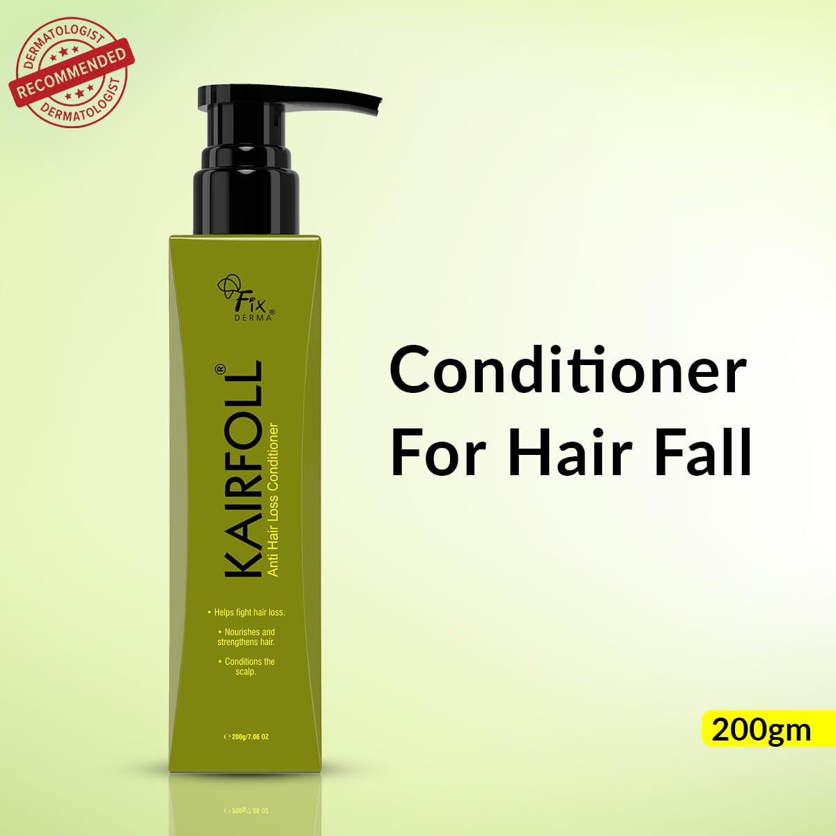 FIXDERMA Kairfoll Anti Hair Loss Conditioner Conditioner For Hair Growth & Hair Fall Control Hair Conditioner For Dry Frizzy Hair Conditioner For Women - 200G Fixderma