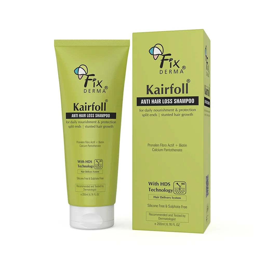 Kairfoll Anti Hair Loss Shampoo | Vital Amino Acids to Revitalize and Promote Hair Growth 200 Ml Fixderma