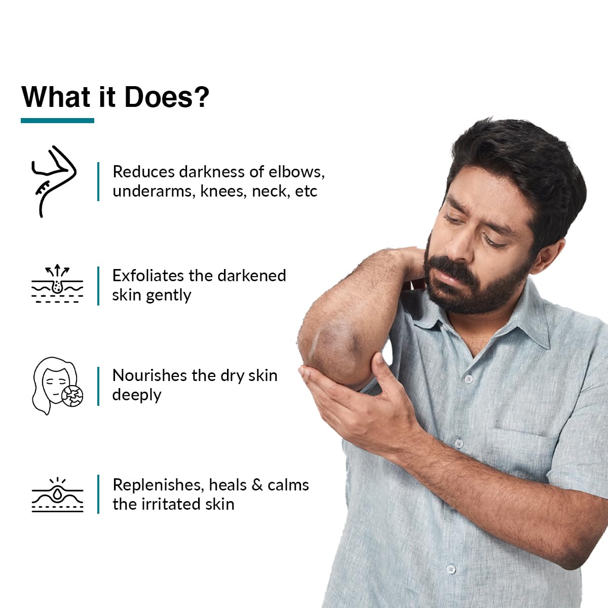 Fixderma Nigrifix Cream for Acanthosis Nigricans with Lactic Acid | Dermatologist Tested Retinol Cream | For Dark Body Parts like Neck, Ankles, Knuckles, Armpits, Thighs & Elbows | Exfoliant - 50g Fixderma