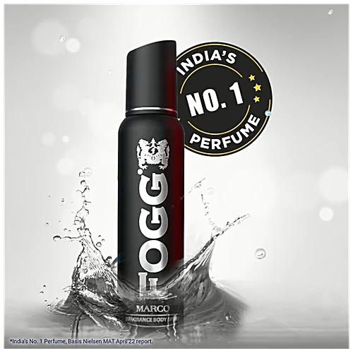 Fogg Marco Body Spray For Men, 150ml (Black) Beauty Bumble
