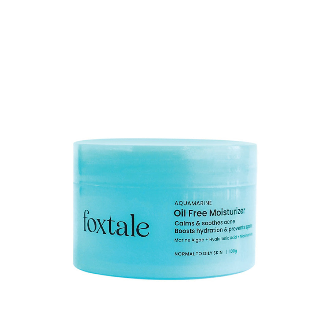 FOXTALE Aquamarine | Oil Free Moisturizer | Normal to Oily Skin 100G FOXTALE
