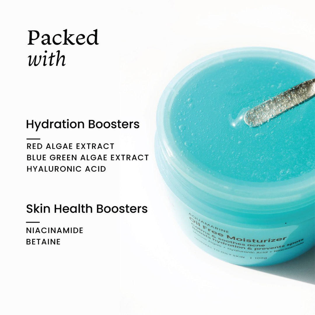 FOXTALE Aquamarine | Oil Free Moisturizer | Normal to Oily Skin 100G FOXTALE