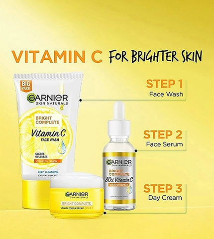 GARNIER Bright Complete Vitamin C Due Action Face Wash 100 g Garnier