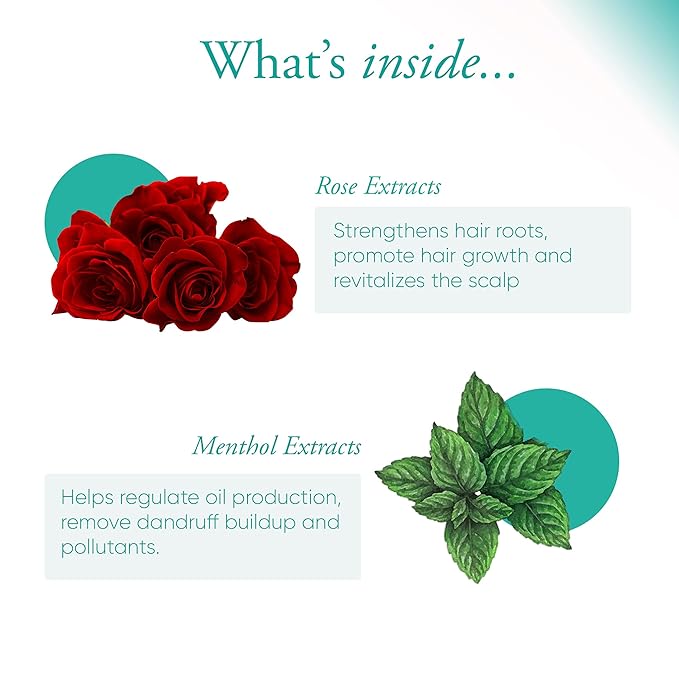 GLOBAL BEAUTY SECRETS Turkish Rose & Mint Conditioner  200 ml GLOBAL BEAUTY SECRETS