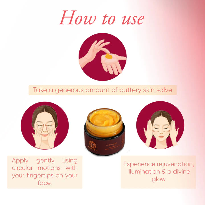 GLOBAL BEAUTY SECRETS Ghrit Aarti Skin Salve 100g GLOBAL BEAUTY SECRETS