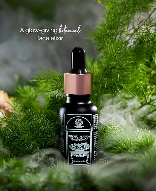 GLOBAL BEAUTY SECRETS Kukmu Mahua Beautifying Face Oil  20ml GLOBAL BEAUTY SECRETS