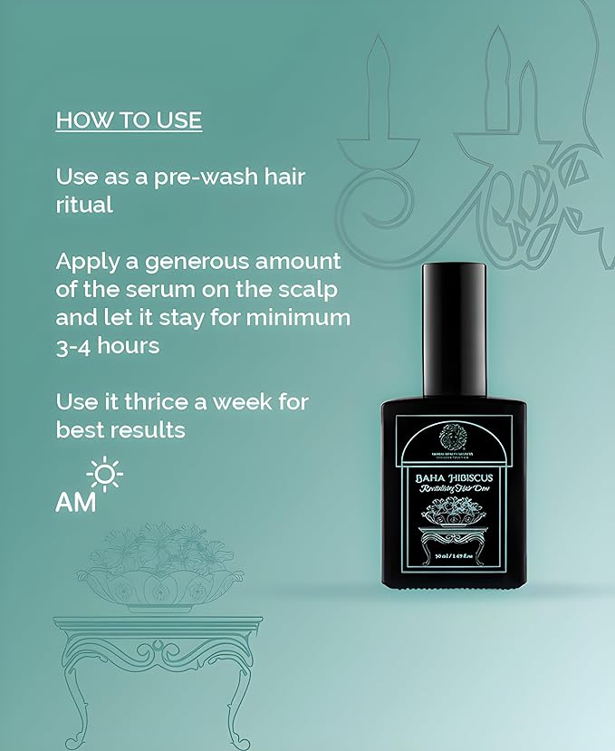 GLOBAL BEAUTY SECRETS Baha Hibiscus Revitalising Hair Dew 50ml GLOBAL BEAUTY SECRETS