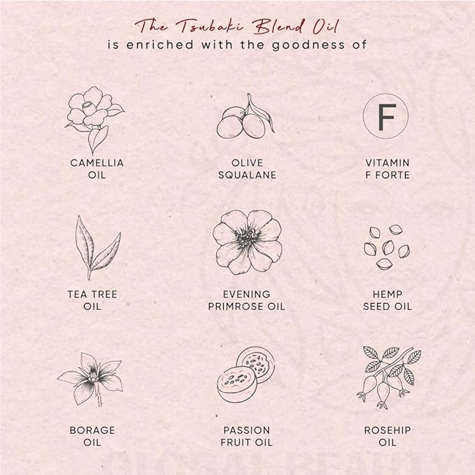 GLOBAL BEAUTY SECRETS Tsubaki Blend Oil 20ml GLOBAL BEAUTY SECRETS