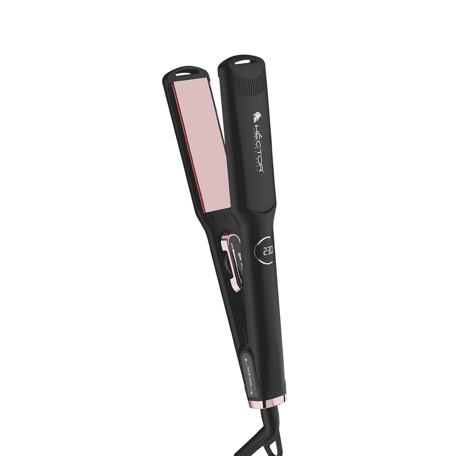 HECTOR Ultra Shine Rose Gold Titanium Straightener HT-HS 06 HECTOR