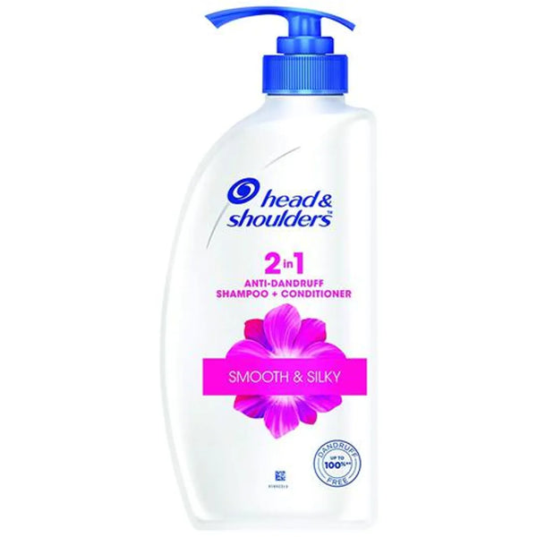 HEAD & SHOULDERS 2 in 1 Anti-Dandruff Shampoo+ + Conditioner Smooth & Silky 650 ml Head & Shoulder