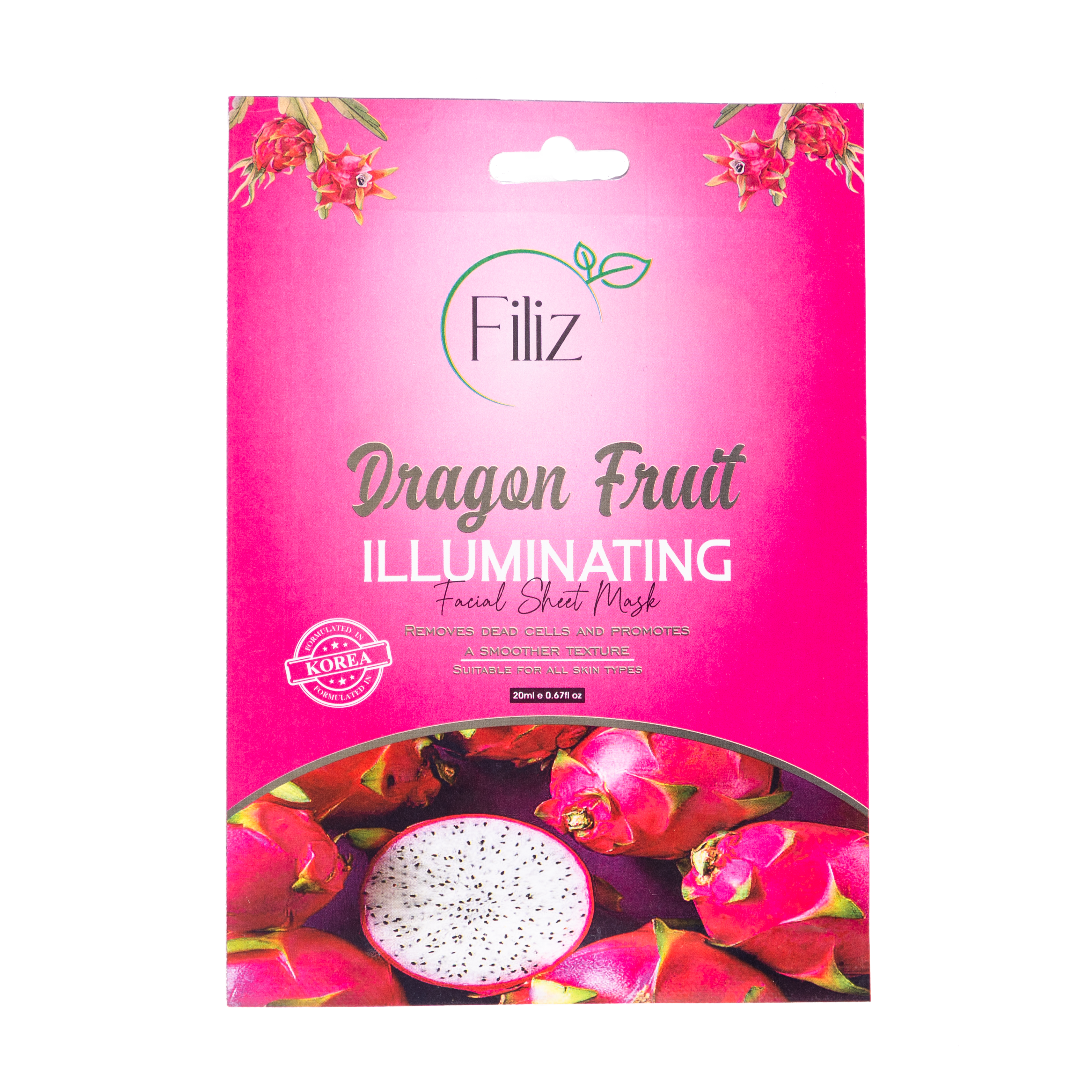 Filiz Dragon Fruit  Sheet Mask Beauty Bumble
