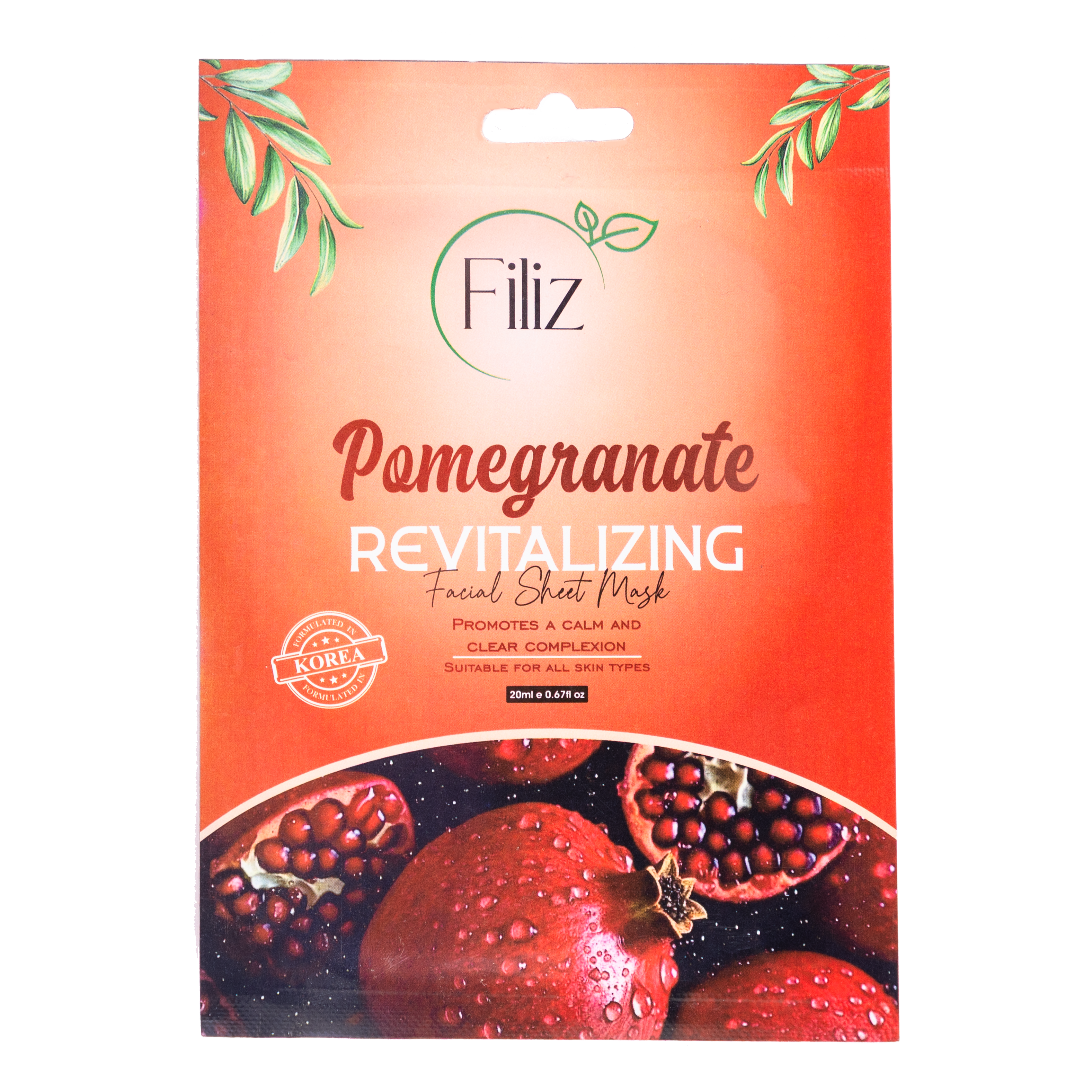 Filiz Pomegranate Sheet Mask Beauty Bumble
