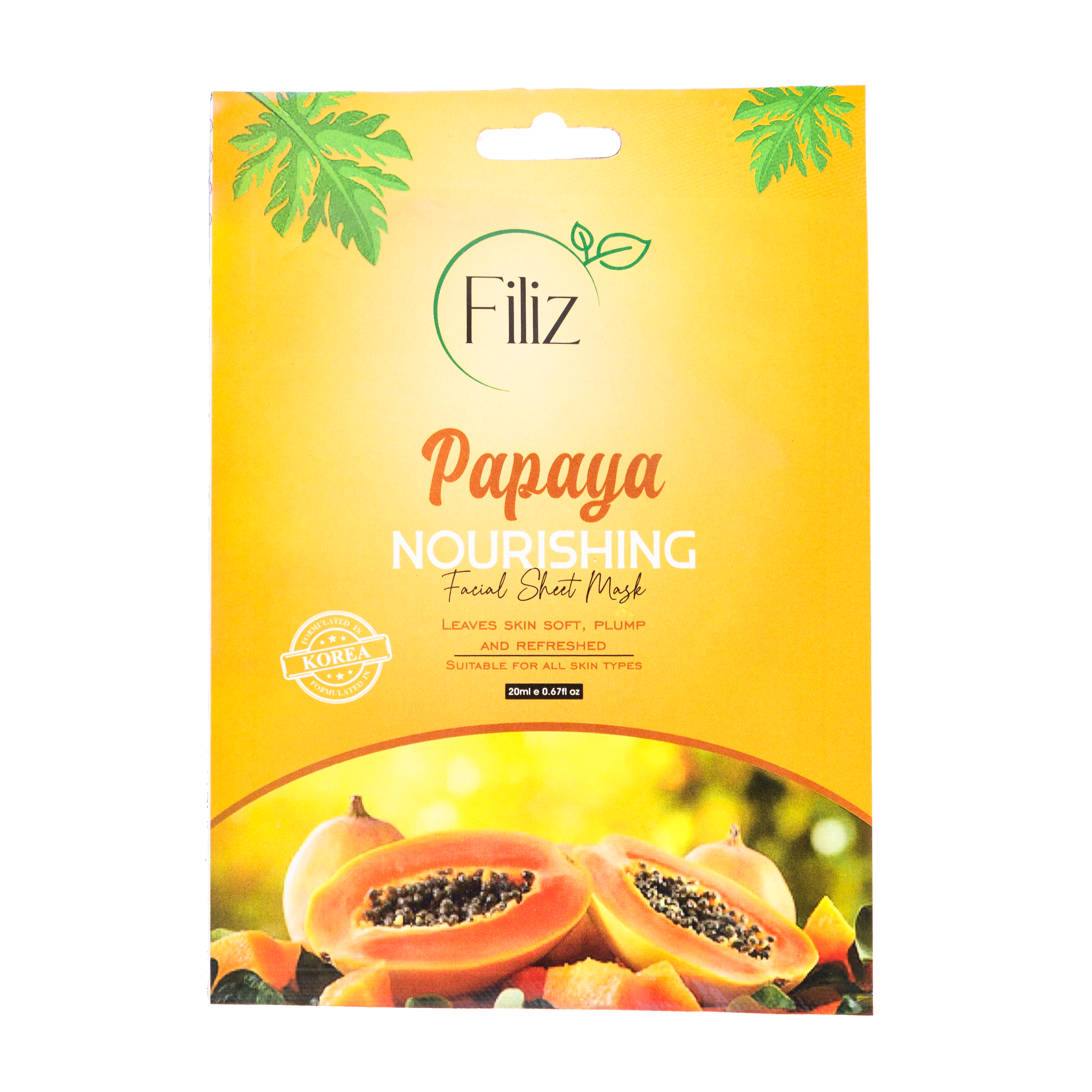 Filiz Papaya Sheet Mask Beauty Bumble