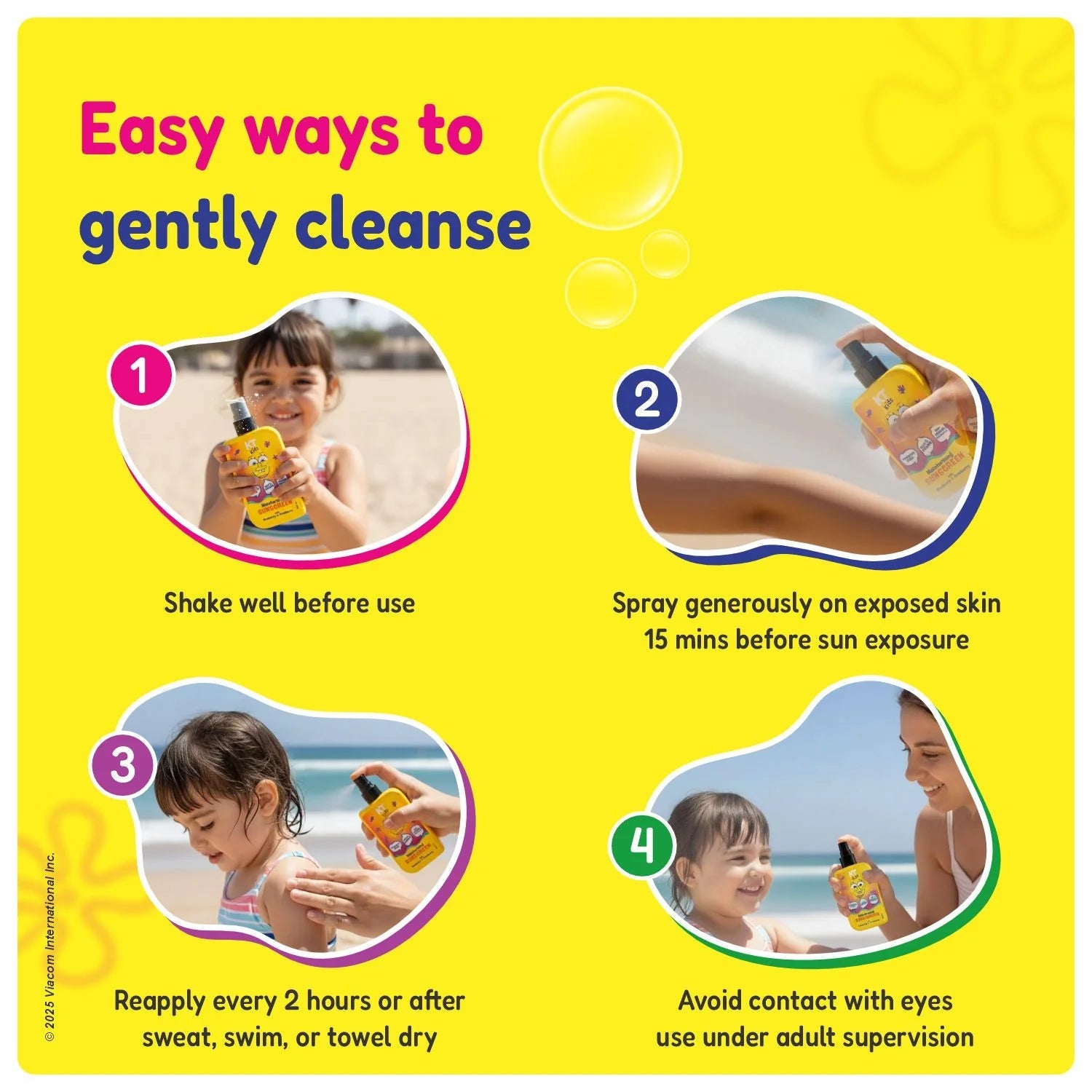 KT KIDS Moisturizing Sunscreen Spray for Boys & Girls 3+ Years | UVA & UVB Protection | Hydrating & Gentle Formula | 100ml KT KIDS