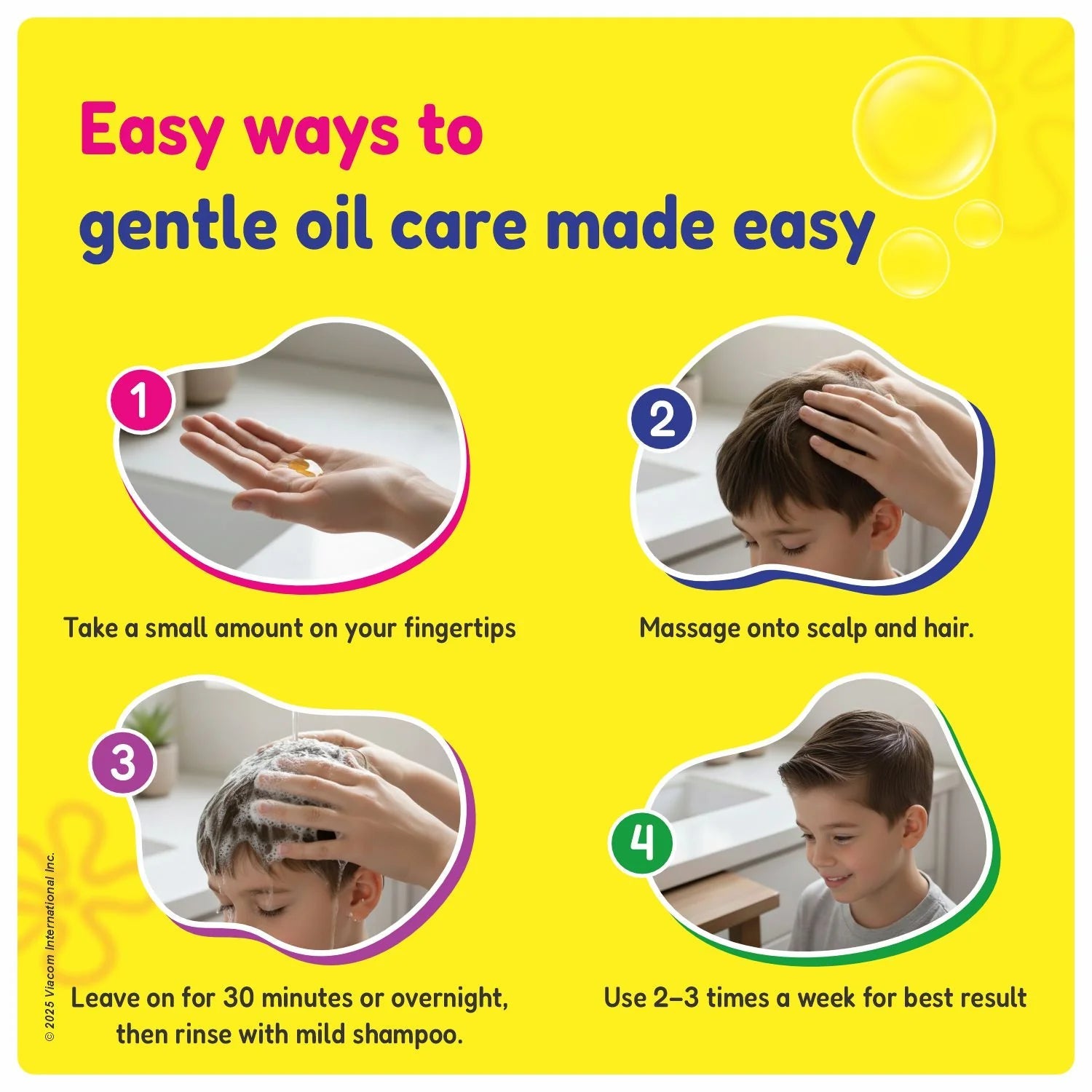 Nourishing Hair Oil for Kids 3+ Years | Enriching & Non-Sticky Formula | Gentle Hair Care for Boys & Girls | 150ml KT KIDS