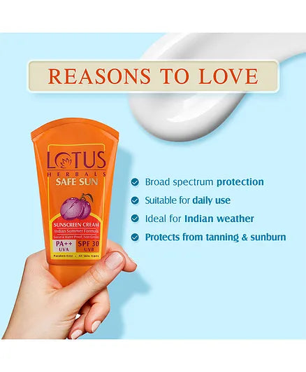 LOTUS HERBALSunscreen Cream SPF 30 Lotus Herbal