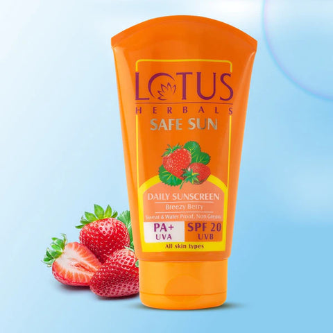 LOTUS HERBALS  Sunscreen Cream SPF 20 Lotus Herbal