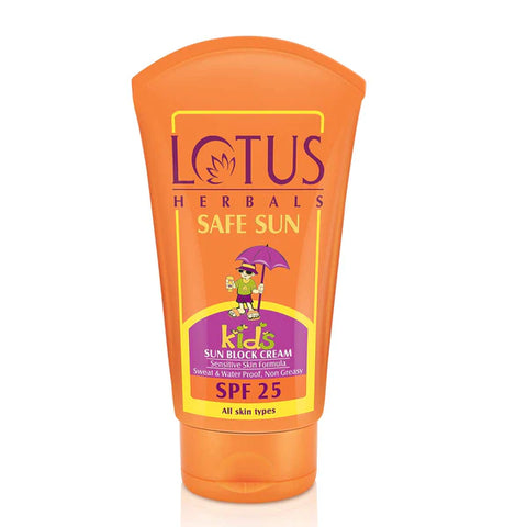 LOTUS HERBALS Kids Sunscreen Cream SPF 25 Lotus Herbal