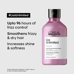 L'Oréal Professionnel Liss Unlimited Shampoo , 300Ml L'OREAL PROFESSIONNEL