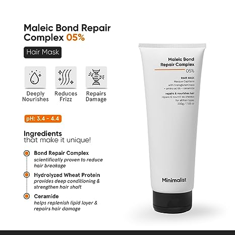 Minimalist Maleic Bond Repair Complex 05% Hair Mask 200 g Minimalist