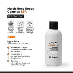 Minimilastic Maleic Bond Repair Complex 3.5% Hair Shampoo 250 ml Minimalist