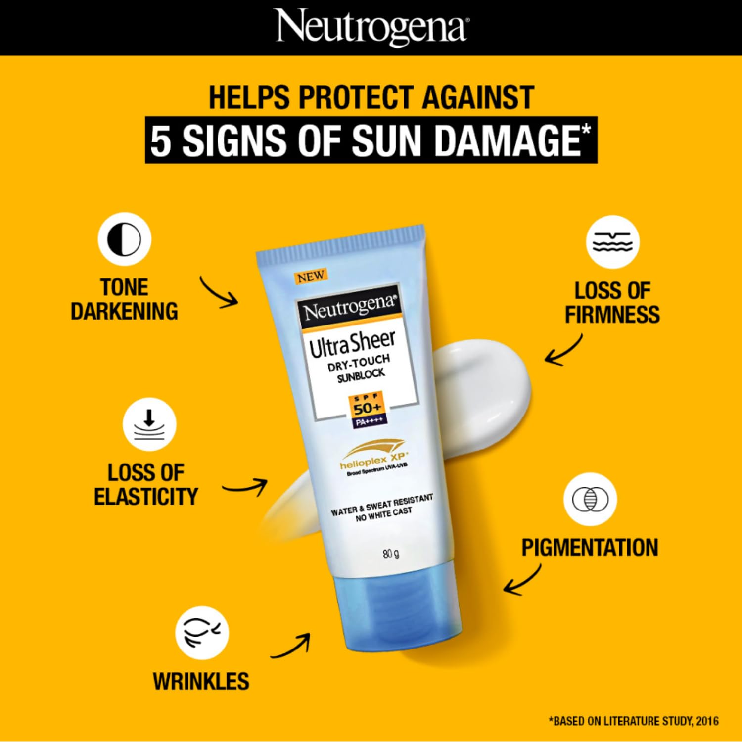 Neutrogena Ultra Sheer Dry Touch Sunblock, SPF 50+ Sunscreen 80g Neutrogena
