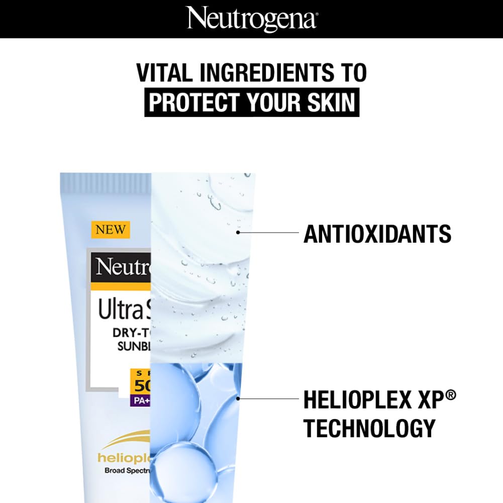 Neutrogena Ultra Sheer Dry Touch Sunblock SPF 50+ Sunscreen 30g Neutrogena