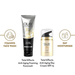 Olay Total Effects 7 In One Foaming Cleanser & Day Cream SPF 15