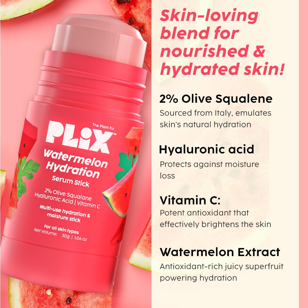 PLIX Watermelon Hydration Serum Stick - 30g Plix