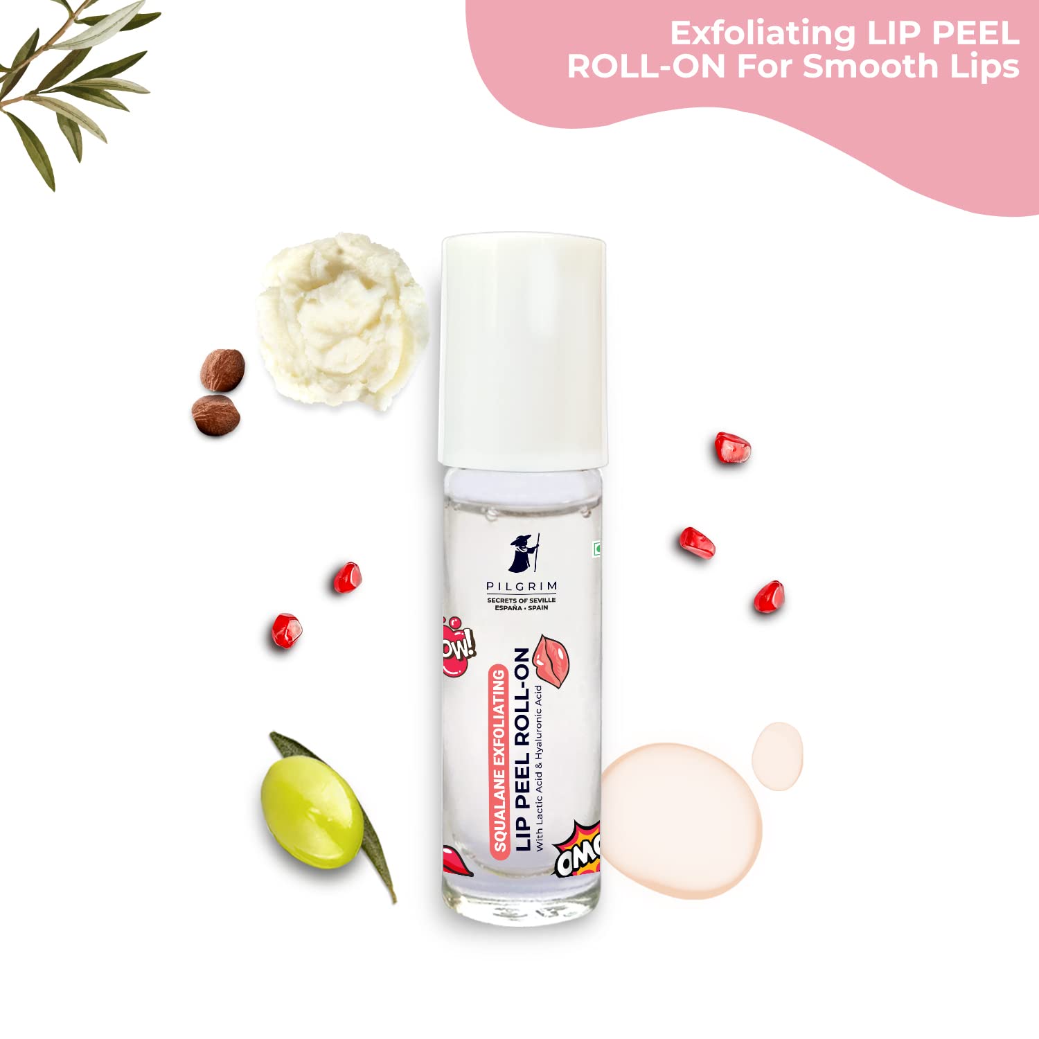 PILGRIM SQUALANE Lip Peel Roll-on 50ML PILGRIM