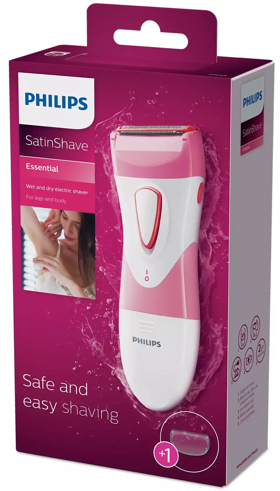 PHILIPS Satin Shave Essential Wet&Dry Electric Shaver Philips