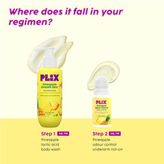 PLIX  Pineapple Odour Control Underarm Roll-on 50ml PLIX