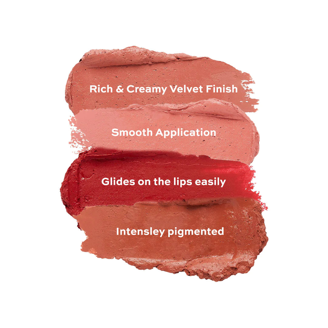 REVOLUTION Satin  Kiss Lipstick- FLING-DEEP REVOLUTION