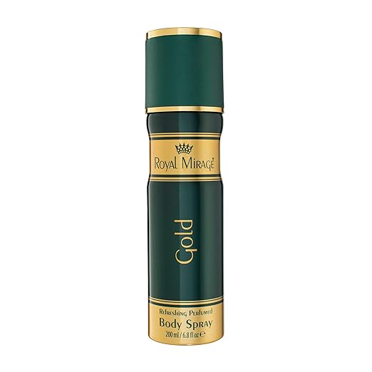 ROYAL MIRAGE Gold  Perfume Body Spray 200ml Royal Mirage