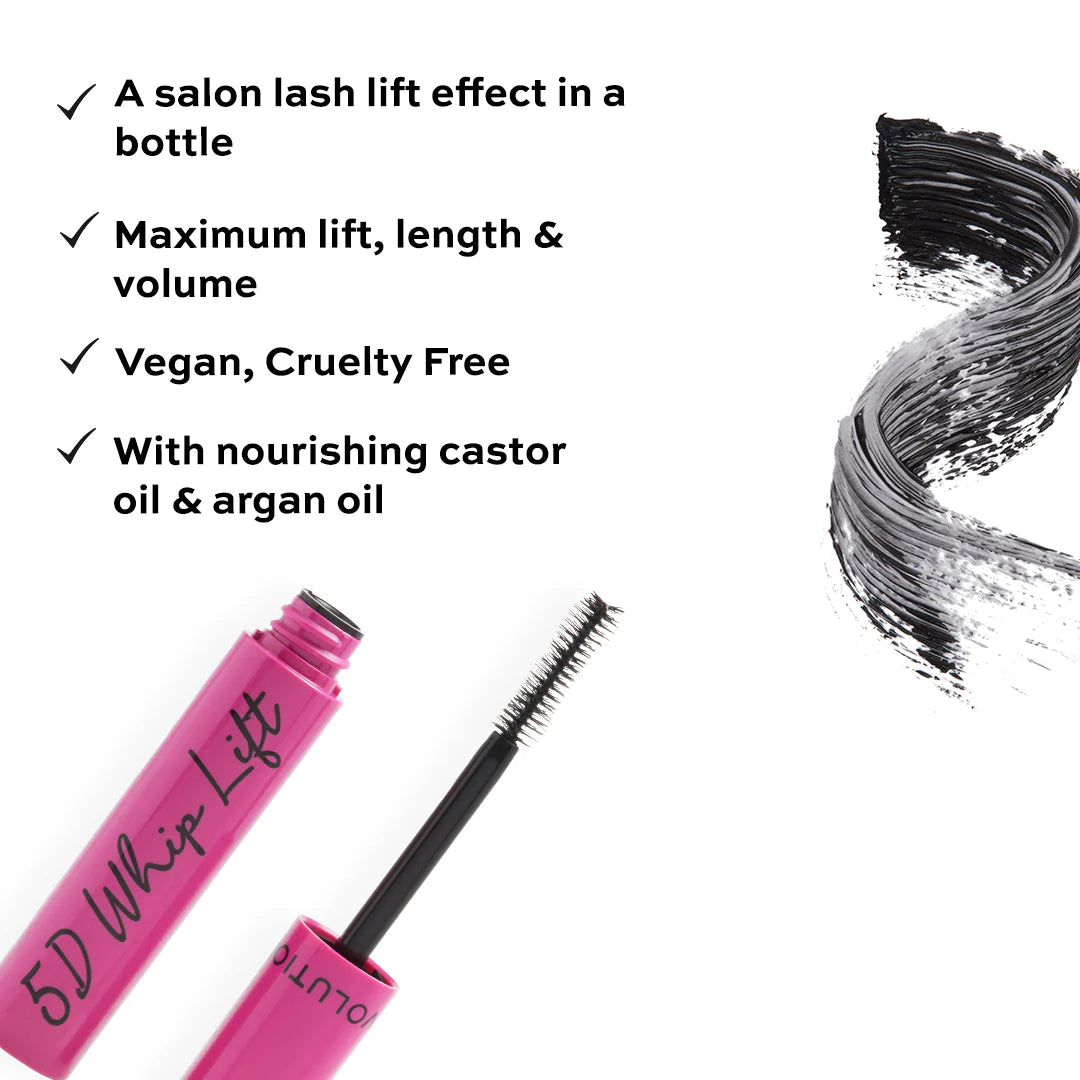 REVOLUTION 5D Whip Lift Mascara -BLACK REVOLUTION