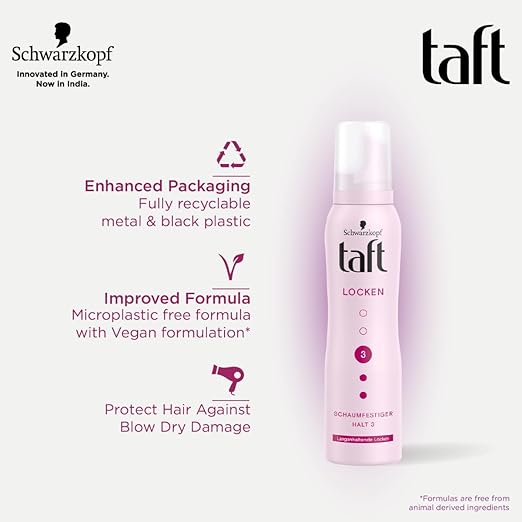 SCHWARKOPF taft Locken  3 Hair Mousse 150ML Schwarzkopf