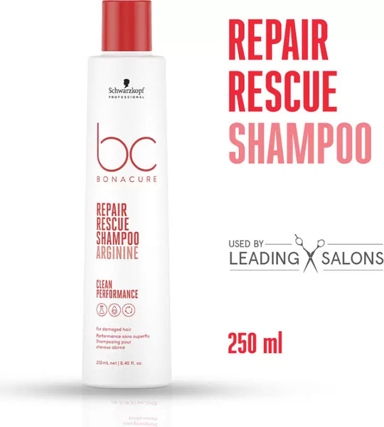 SHWARZKOPH Professional bc Bonacure Repair Rescue Shampoo Arginine Clean Performance 250 ml SCHWARZKOPF PROFESSIONAL