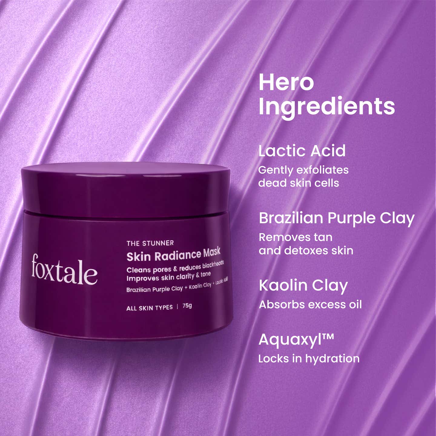 foxtale Skin Radiance De-Tan Mask 75g FOXTALE