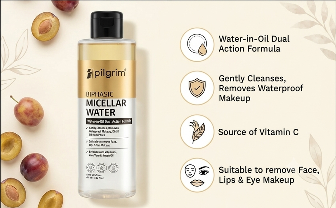 Pilgrim Biphasic Micellar Water 400ml Pilgrim