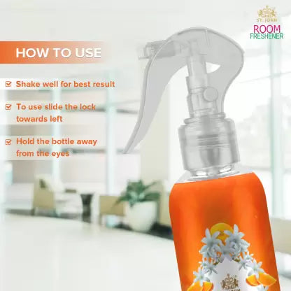 ST.JOHN Room Freshner With Trigger Pump 220ml (ORANGE&RAJNIGANDHA) ST. JOHN