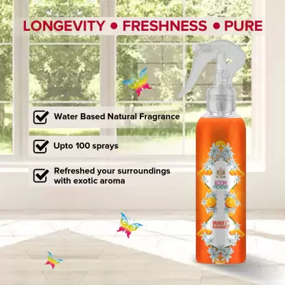 ST.JOHN Room Freshner With Trigger Pump 220ml (ORANGE&RAJNIGANDHA) ST. JOHN