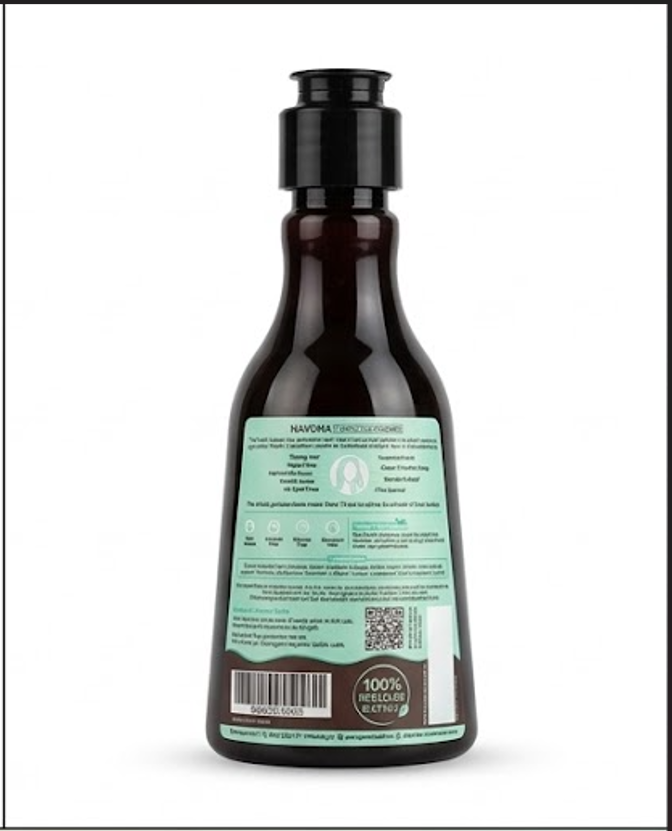 Nat Habit Anti-HairFall Tri-Leaf Rosemary Navdha Shampoo 125ml Nat Habitat