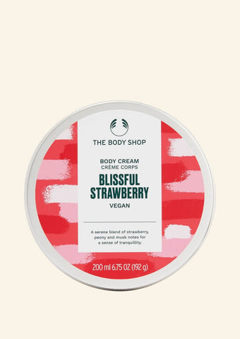 THE BODY SHOP Blissful Strawberry Body Cream- 200ML THE BODY SHOP