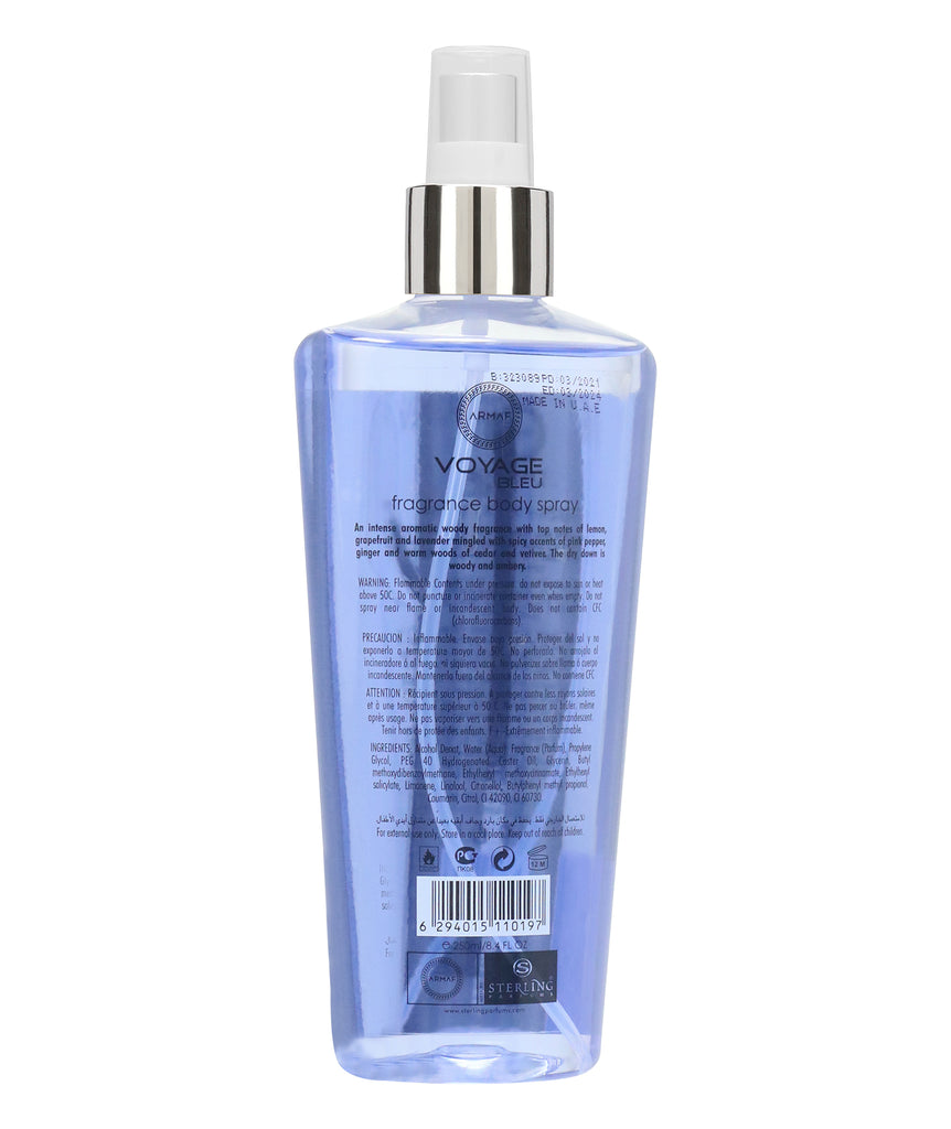 Armaf Voyage Bleu | Long Lasting Mist | Men Mist 250ML Armaf
