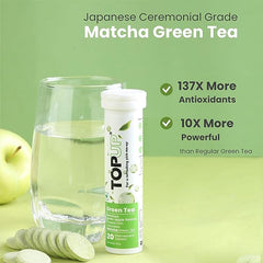 Top Up Green Apple 20 Effervescent Tablets 68g Top Up