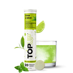 Top Up Lime & Mint 20 Effervescent Tablets 68g Top Up