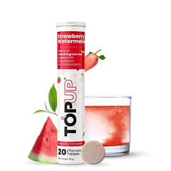 Top Up Strawberry Watermelon 20 Effervescent Tablets 68g Top Up