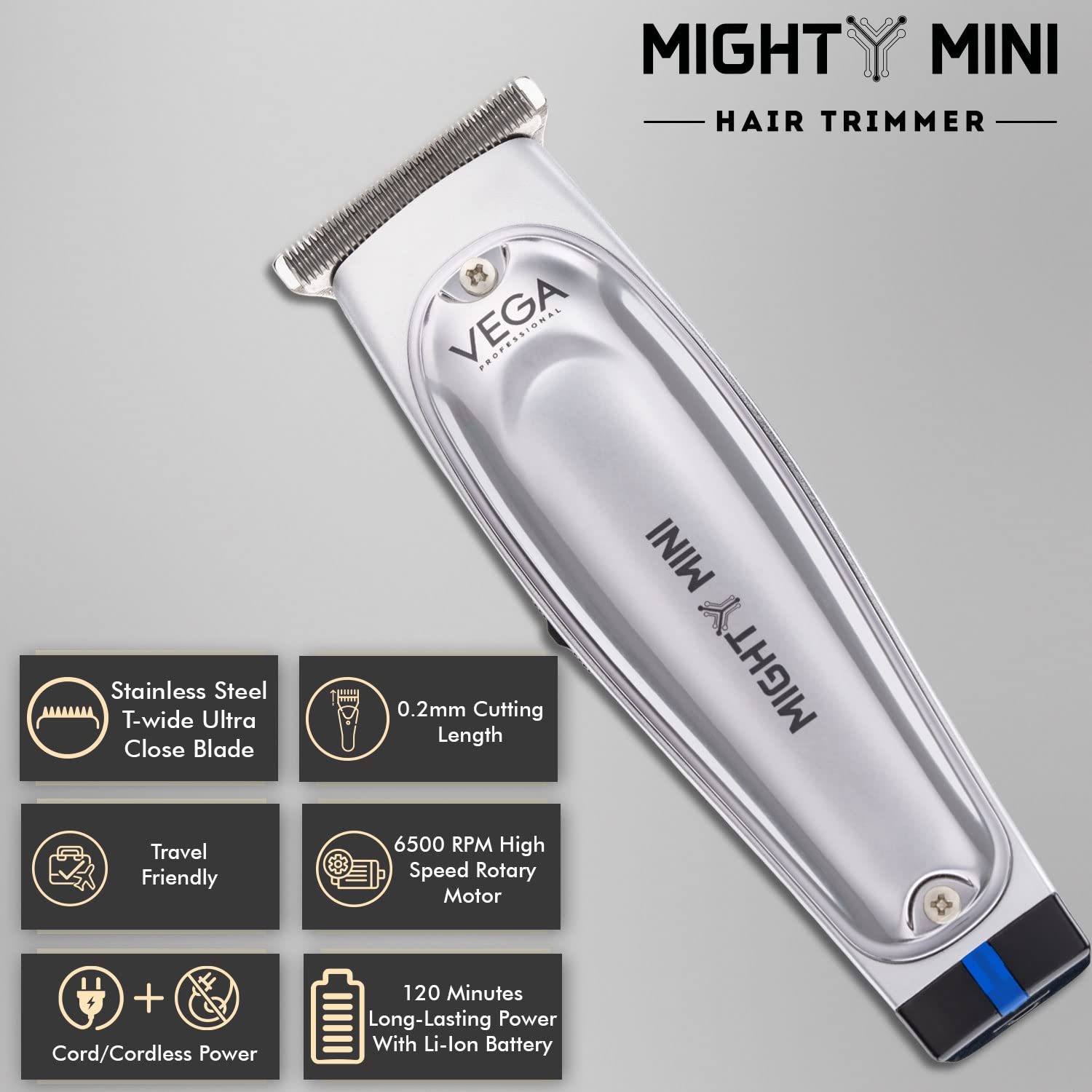 VEGA PROFESSIONAL MIGHT Y  MINI Hair Trimmer VEGA PROFESSIONAL