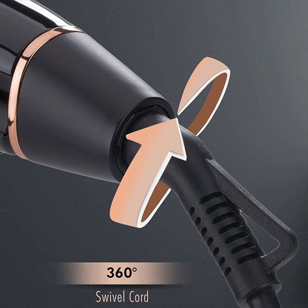 VEGA PROFESSIONAL Pro Gold Ceramic Shine Hair Straightener -BLACK ROSE GOLD VEGA PROFESSIONAL